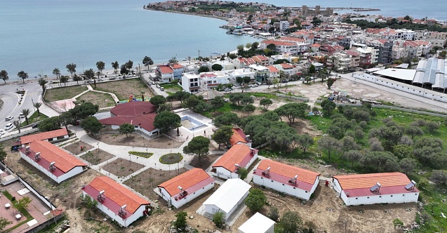 Çandarlı Sosyal Tesisindeki restorasyon çalışmaları tamamlandı