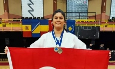 Dikilili Milli Judocu, 23 Yaş Altı Balkan Judo Şampiyonasında üçüncü oldu