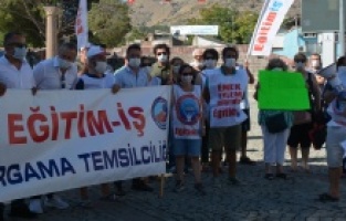 Bergama Eğitim-İş; "İstifa et Nuri Kiraz"
