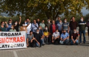 Soma maden işçilerinin direnişine Bergama desteği!