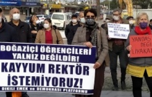 Dikili:  “Boğaziçi öğrencileri yalnız değildir”