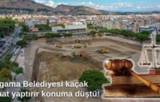 Bergama'da millet bahçesi çıkmazı: Belediye kaçak inşaat yaptırır konuma düştü!