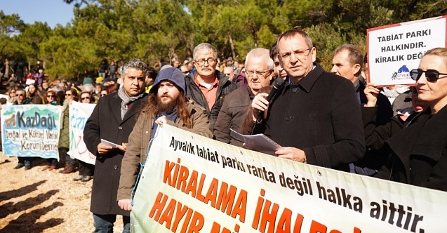Ayvalık halkı birleşti, ihale ertelendi