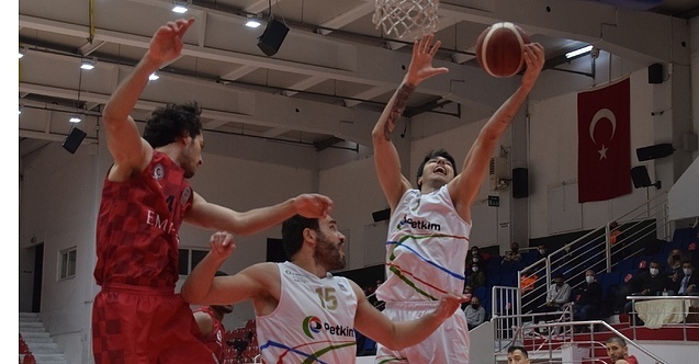 Aliağa Petkimspor, kıran kırana geçen mücadeleyi kazandı