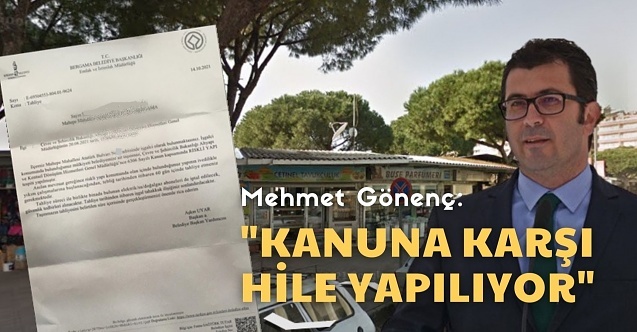 Gönenç: Esnafın hakkı gasp ediliyor”
