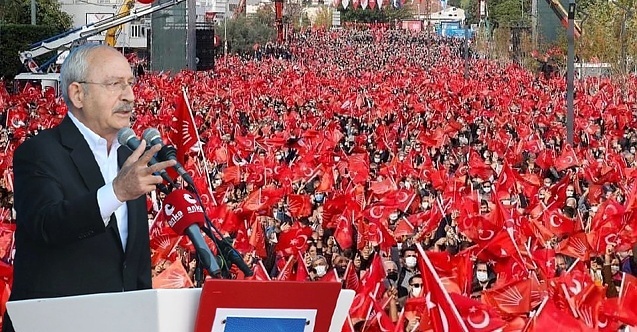 CHP, #039;erken seçim#039; çağrısıyla ilk mitingini düzenledi