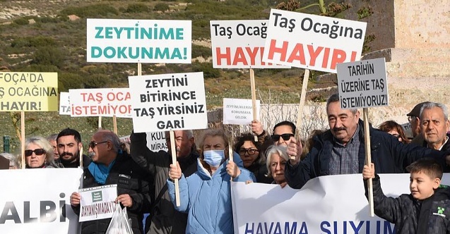 Foçada Taş Ocağı isyanı; Şincik baltayı taşa vurdunuz”