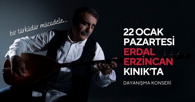 Kınık#039;ta dayanışma konseri... Bir türküdür mücadele...